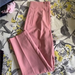 Zara High-waisted pleated dress pants